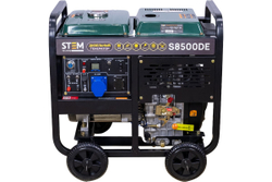Дизельный генератор STEM Techno S8500DE 8,5 кВт, электростартер, дисплей, подогрев, АВР ГЕН030