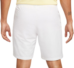 Мужские теннисные шорты Nike Court Dri-Fit Advantage 9" Tennis Short - white/white/black