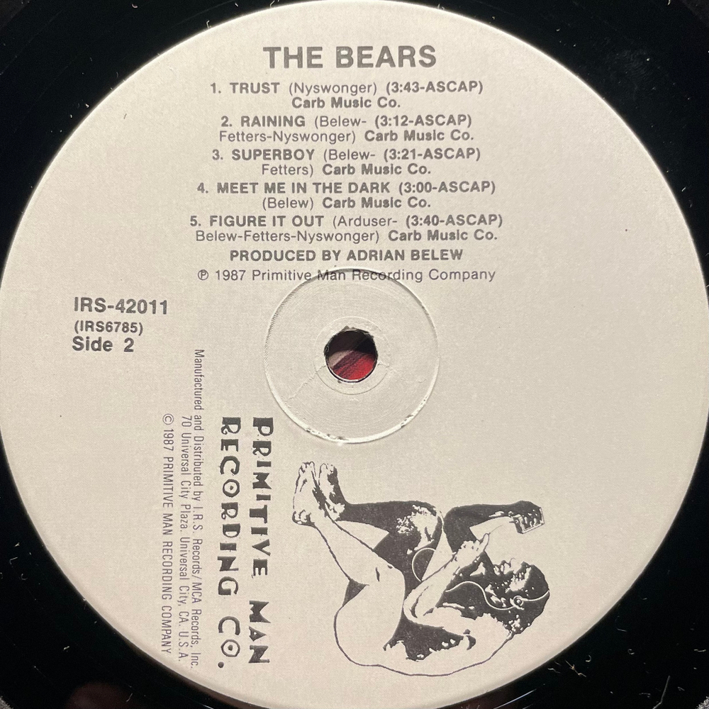 Виниловая пластинка The Bears ‎– The Bears LP