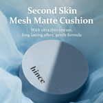 Hince, Second Skin Mesh, матирующий кушон, SPF 40 PA++, оттенок 21 слоновая кость, 12 г (0,42 унции)