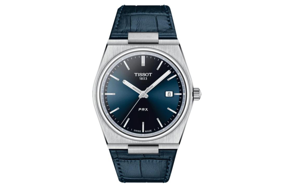 TISSOT PRX Quartz Movement 100m Water Resistance Men"s Watches Watch 40mm Blue Dial Stainless Steel Case