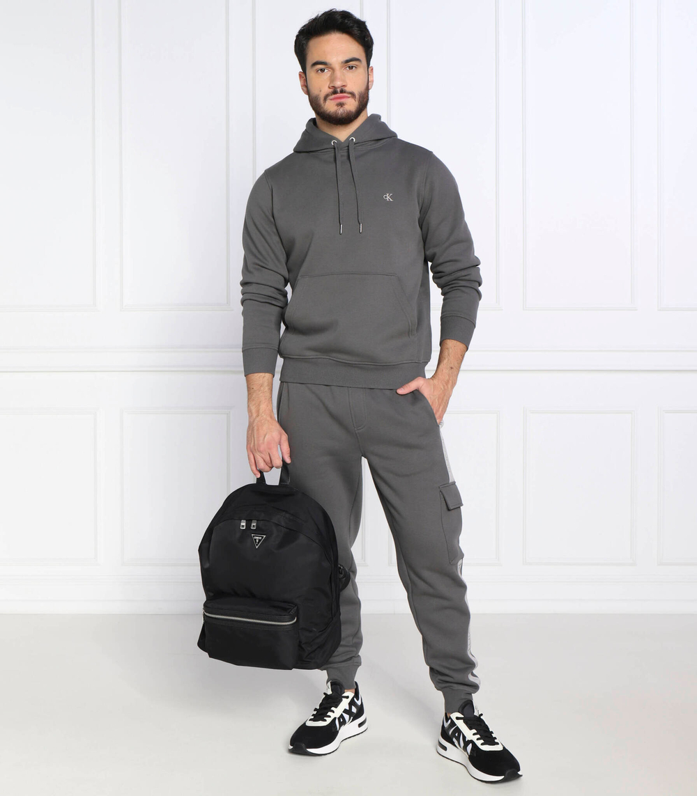 спортивные штаны logo tape CALVIN KLEIN JEANS - серый(J30J322050)