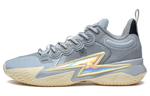 Li Ning Son Of Flash Abrasion Resistant Breathable Low top Basketball Shoes Men"s Gray