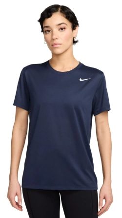 Женская теннисная футболка Nike Dri-Fit - midnight navy/white