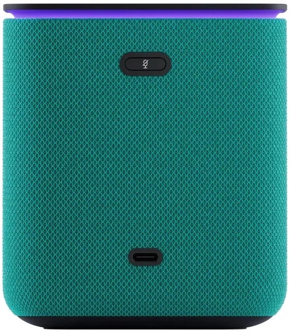 Умная колонка Yandex Станция Миди Алиса зеленый 24W 1.0 BT/Wi-Fi 10м (YNDX-00054EMD)