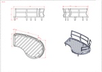 Комплект лаунж мебели Brafritid Готланд антрацит, серый, алюминий, тик