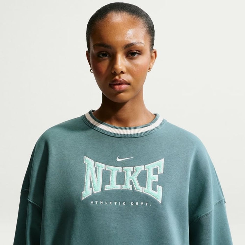 Толстовка женская NIKE W NK PHX FLC OS CREW GX1
