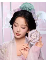Ручное зеркало Flower Knows Butterfly Cloud Collar Hand Mirror - Hibiscus Lilac