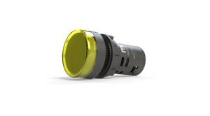 Арматура светосигнальная AD22-22DS. желтый 220V AC/DC