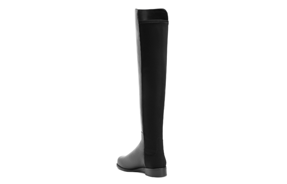 Stuart Weitzman/SW 5050 Nappa Leather Over The Knee High Boots Women"s Black