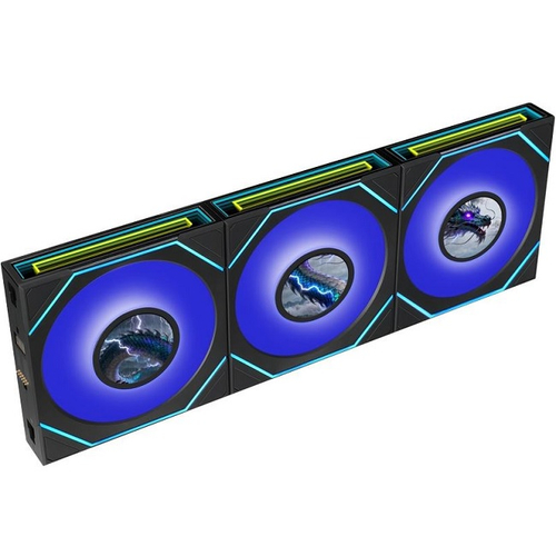 Комплект вентиляторов для корпуса Lian Li UNI FAN SL INF LCD FLEX 120 ARGB, черный (12SLIND1F3B), (G9F.12SLIND1F3B.R0)