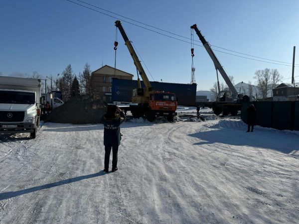 Четыре модульные котельные поставлены и запущены в течении 2 календарных дней Четыре модульные котельные поставлены и запущены в течении 2 календарных дней
