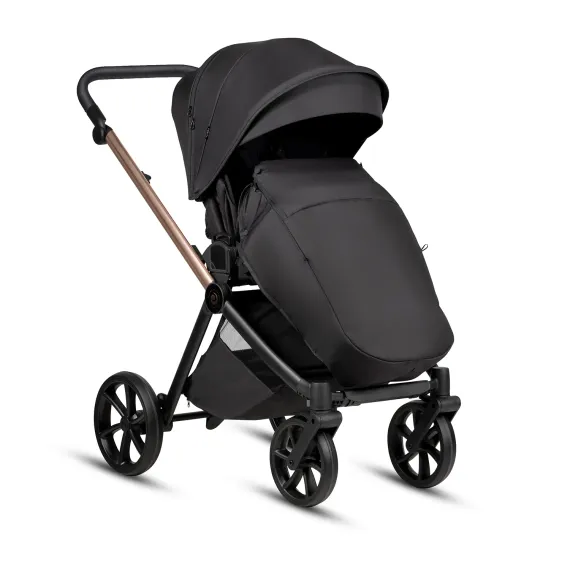 Коляска 2 в 1 Tutis Mio 3+ Black Edition Rose Gold