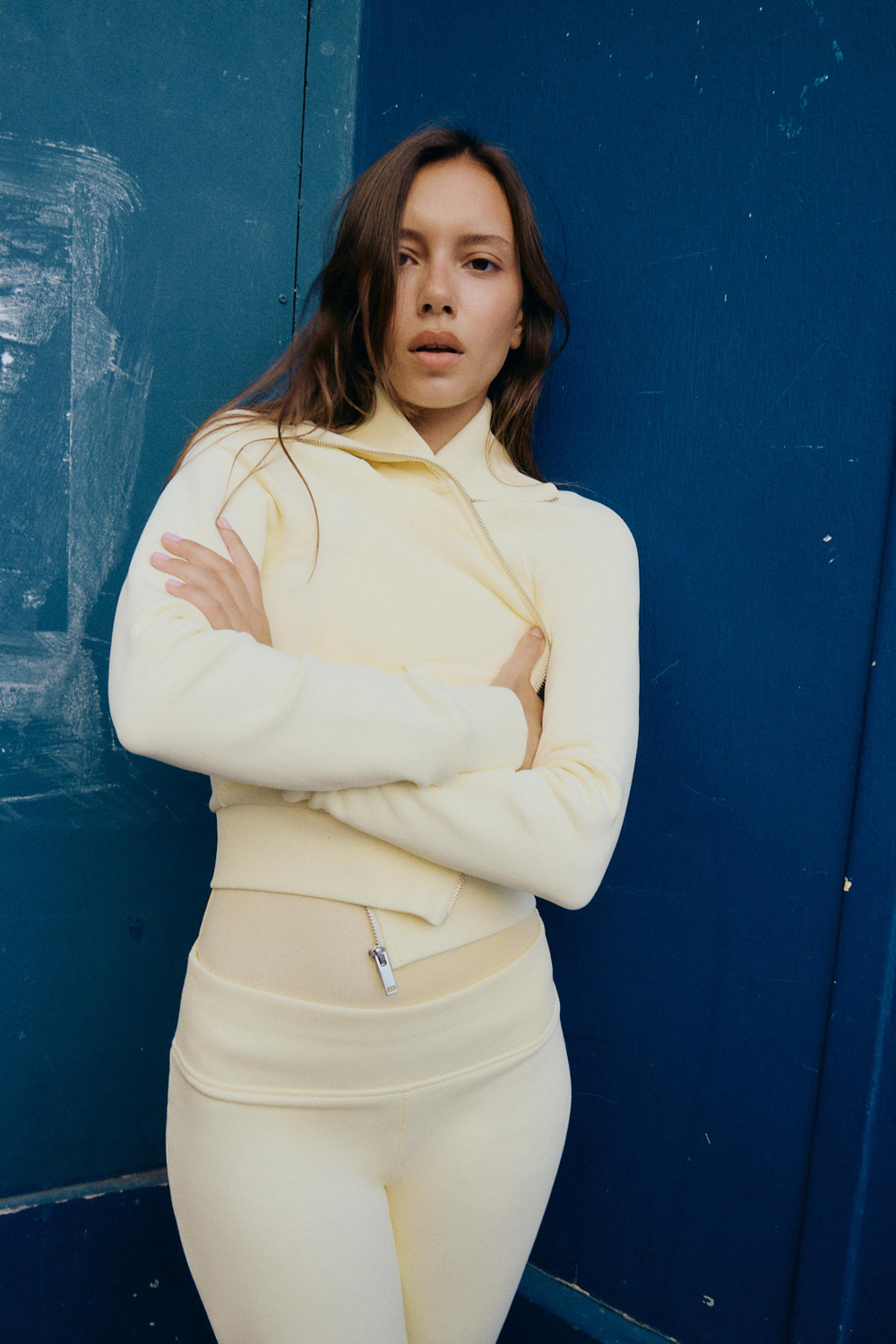 БРЮКИ FLARED ИЗ ФУТЕРА — ZARA