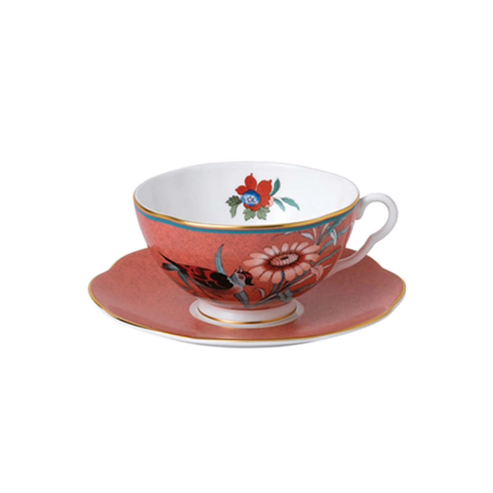 Чайная пара 320мл Wedgwood Paeonia