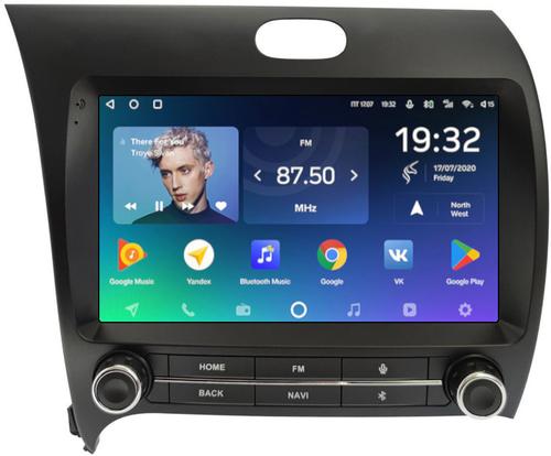 Магнитола для KIA Cerato 3 2013-2019 (без штатной КЗВ, рамка тип 3) - Teyes CC2 PLUS монитор 9" QLED, Android 10, Быстрая, SIM-слот