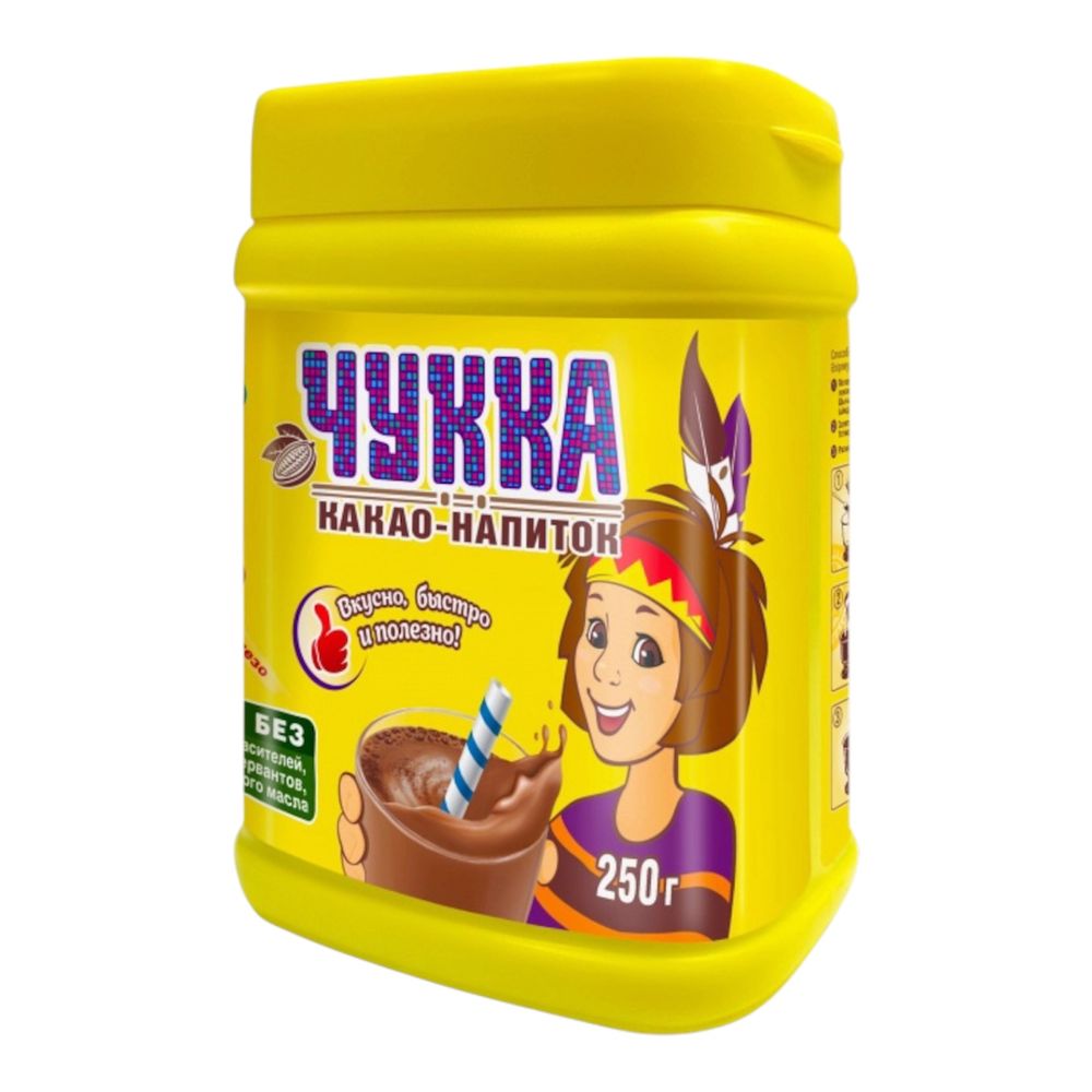 Какао напиток Чукка 250г пл/б