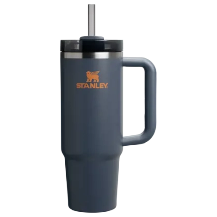 Термокружка Stanley Quencher H2.0 с трубочкой 0,887L тёмно-серая