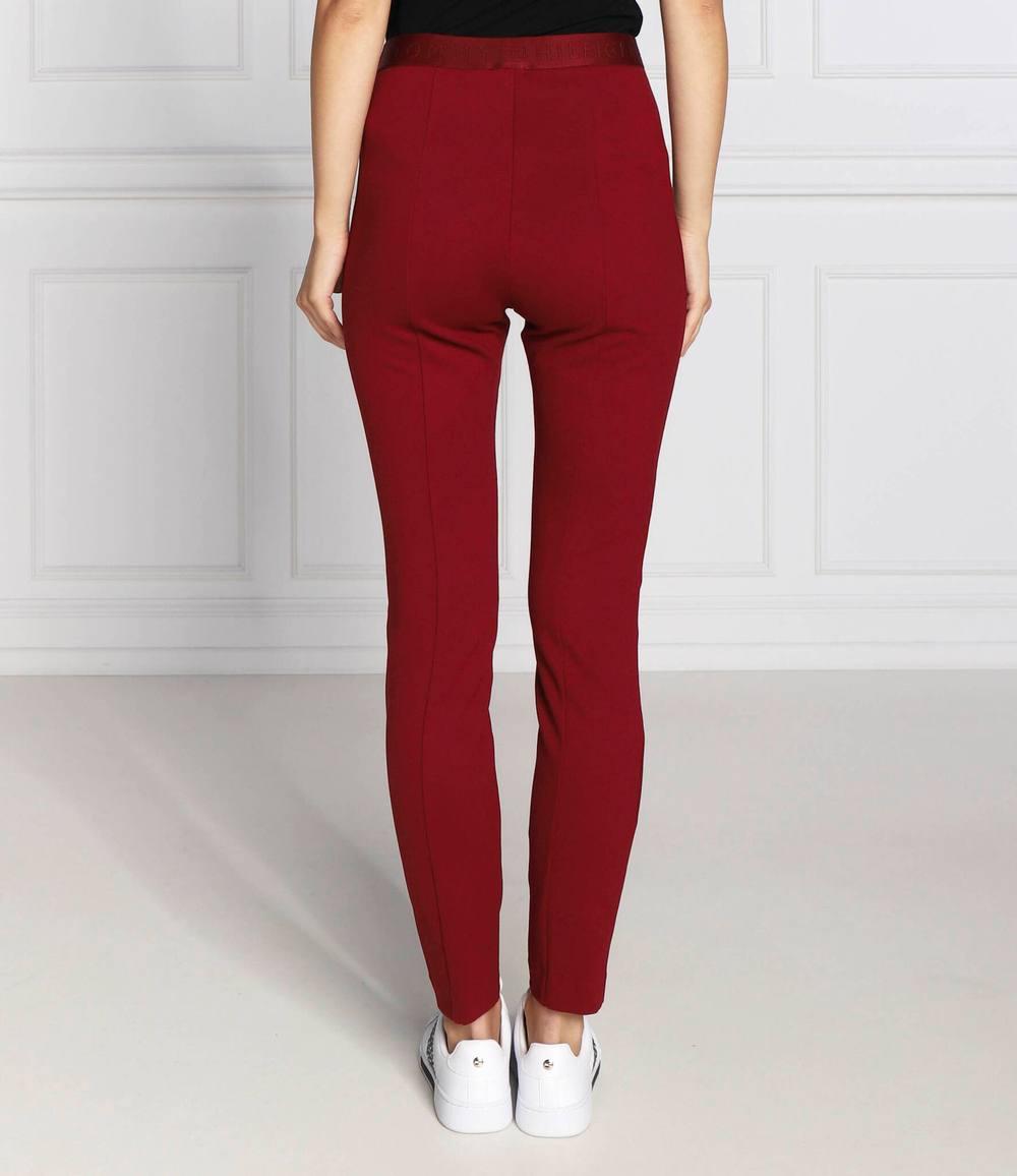 леггинсы audrey Tommy Hilfiger - бордовый(WW0WW33449)