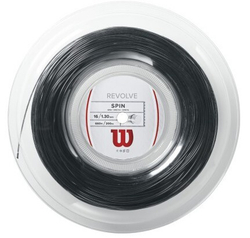 Теннисные струны Wilson Revolve (200 m) - черный
