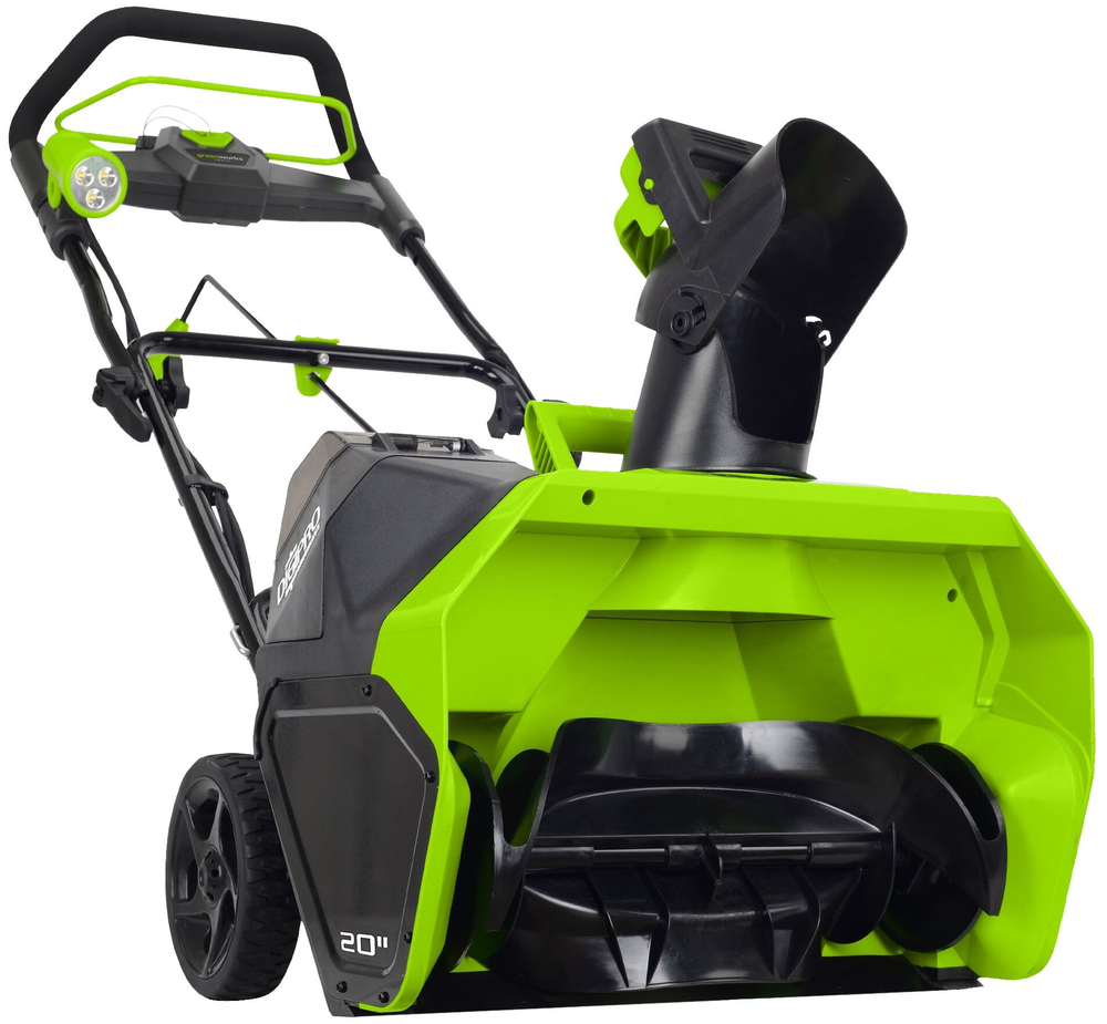 Снегоуборщик GREENWORKS GD40SB 40В,51см,б/щ,1хАКБ 4Ач и ЗУ (2600607)