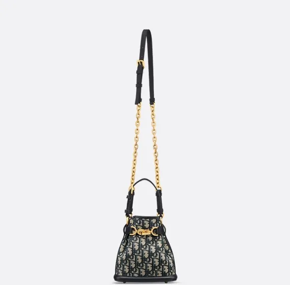 Сумка Dior C'est Dior, модель среднего формата синий