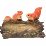 Фигура из гипса «Кормушка, Белочки» 16*25см
