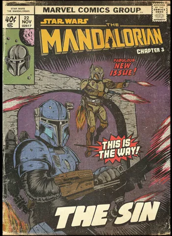 Постер «Star Wars: Mandalorian. Chapter 03 «The Sin»