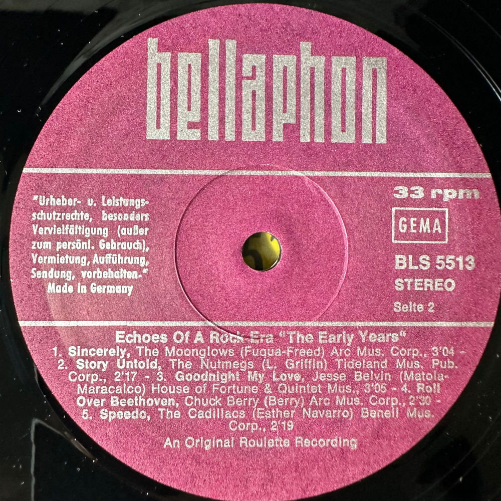Сборник The Early Years 2LP (Германия 1972г.)
