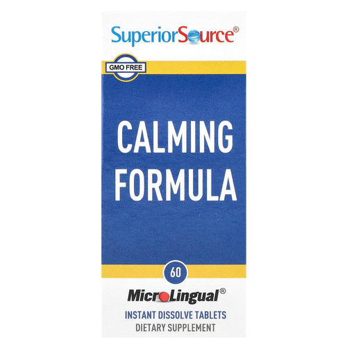 Superior Source, успокаивающая формула, 60 быстрорастворимых таблеток MicroLingual