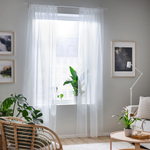 Комплект штор IKEA TERESIA (ТЕРЕСИА), Белый, 145x250 см, 2 шт