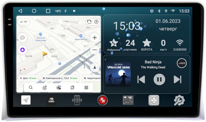 Магнитола для Volkswagen Multivan T5 2003-2015 - RedPower 180 Android 10, Быстрая, QLED+2K, CarPlay, SIM-слот