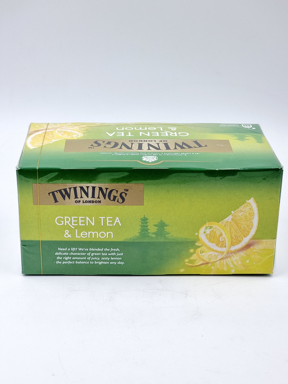 Чай зеленый Twinings "Green Tea & Lemon" 25 пакетиков, 50 г (из Финляндии)