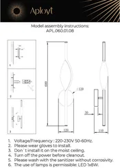 Бра Krysia APL.060.01.08 Aployt