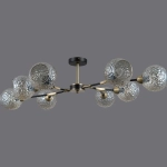 IL0253-8CSQ-79 BK AB светильник потолочный ILLUMICO, E14х8
