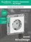 Розетка с заземлением без шторок Systeme Electric AtlasDesign Белый ATN000143