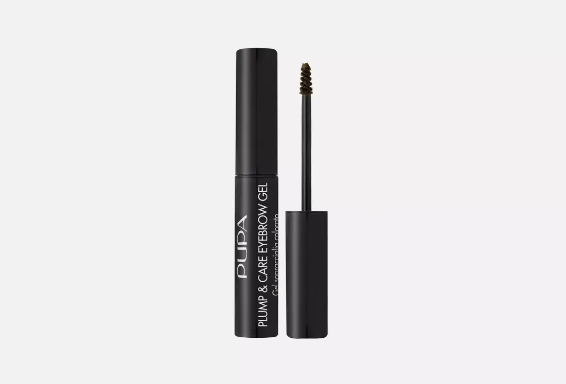 Тонирующий гель для бровей Plump & Care Eyebrow Gel, 002 коричневый