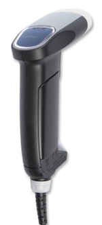 Ручной лазерный сканер штрихкода Opticon OPR-3201 USB, черный, с подставкой