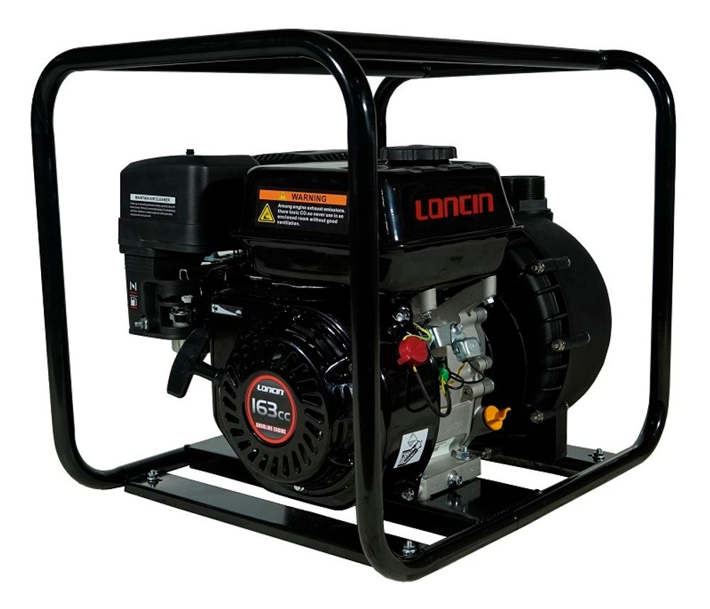 Мотопомпа бензиновая Loncin LC50HZB23-3.1Q  - для химических жидкостей [35 м3/ч]