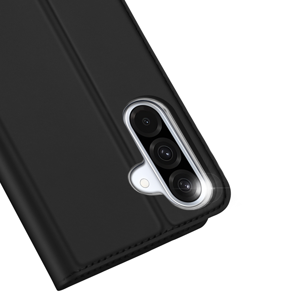 Чехол книжка из PU кожи черного цвета от Dux Ducis для Samsung Galaxy A36 5G и Galaxy A56 5G, серия Skin Pro Series Case