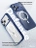 Чехол накладка iPhone 17 Pro Max / 18 Pro Max 6.9" Gurdini Alba Series Protective with Magsafe Dark Blue