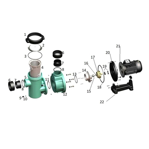 Адаптер муфты подсоединения насоса Gemas FLOODER/FLOODER JET (139909T)