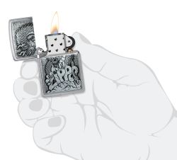 Зажигалка Zippo Ferocious Dragon (48902) 5