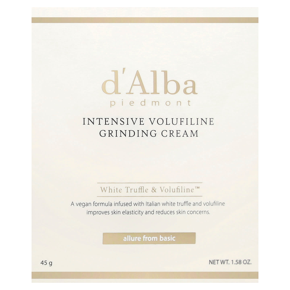 d'Alba, интенсивный крем для растирания кожи Volufiline, 45 г (1,58 унции)