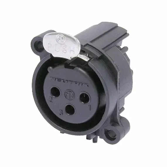 Neutrik NC3FAHL1 панельный разъем XLR female, горизонт. установка на ПП