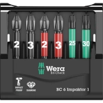Набор ударных бит Bit-Check 6 Impaktor 1 WERA 05057695001