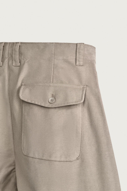 ZARA БРЮКИ BALLOON FIT, СЕРО-КОРИЧНЕВЫЙ