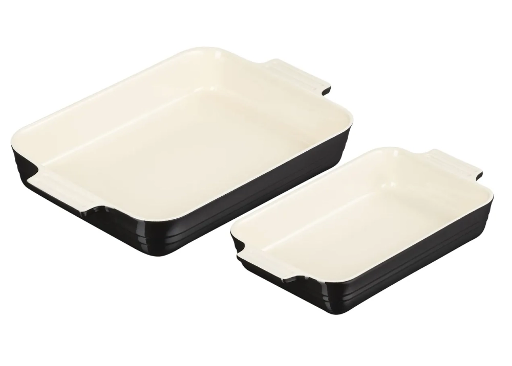 Le Creuset Набор из 2 форм для запекания 25+32см черный 79033001400000