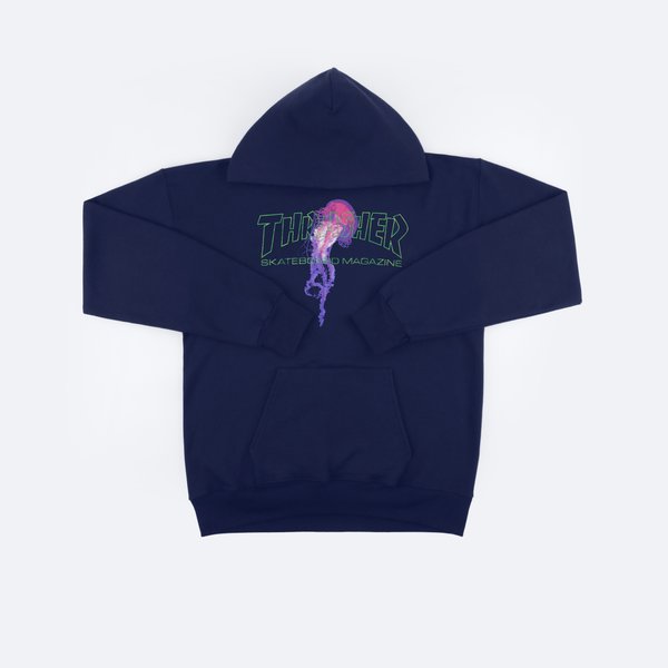 Худи Thrasher Atlantic Drift Hood (navy) артикул: - купить в магазине Дайс