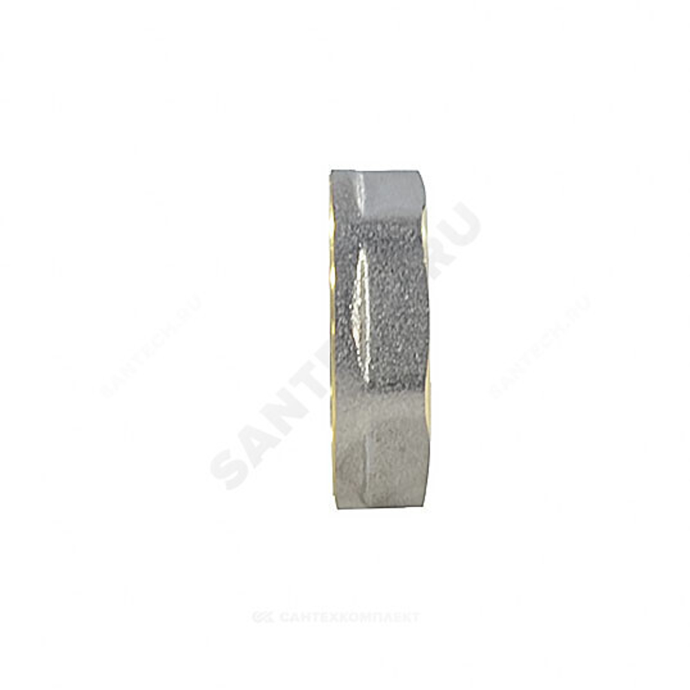 Контргайка латунь никель реборда Ду 40 (1 1/2") ВР Aquasfera 9034-05